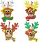 4E's Novelty Reindeer Christmas Ornament Craft for Kids (12 Pack) Updated Edition – Foam DIY Holiday Craft Kit, Self-Adhesive Arts & Crafts for Kids Ages 4-8, Party Favor Activity & Winter Project